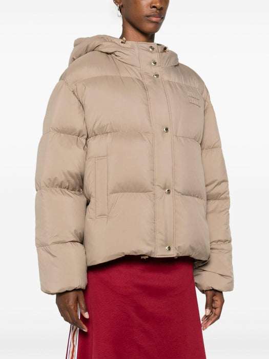 logo-appliqué jacket ML1073 S OOO 15MJF0065 MIU MIU 