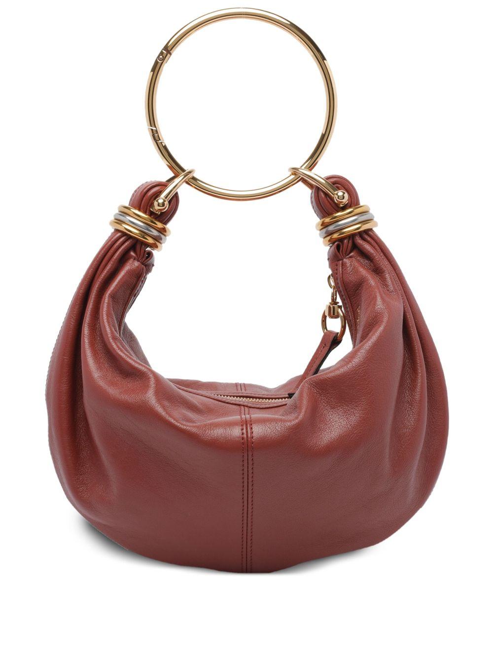 small bracelet calfskin tote bag 25AS611O37 6AW CHLOÉ 