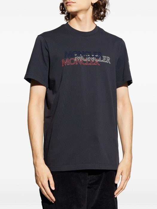logo-printed cotton T-shirt K20918C00055 89AZ9778 MONCLER 