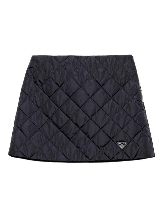 quilted logo-plaque mini skirt 21X969 S OOO 1WQ9F0008 PRADA 