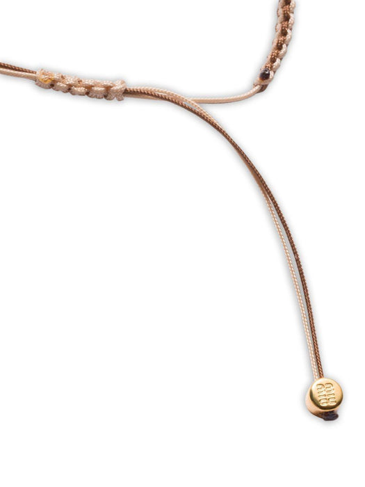 Cotton and metal bracelet 5IB782 2IHJF05D8 MIU MIU 