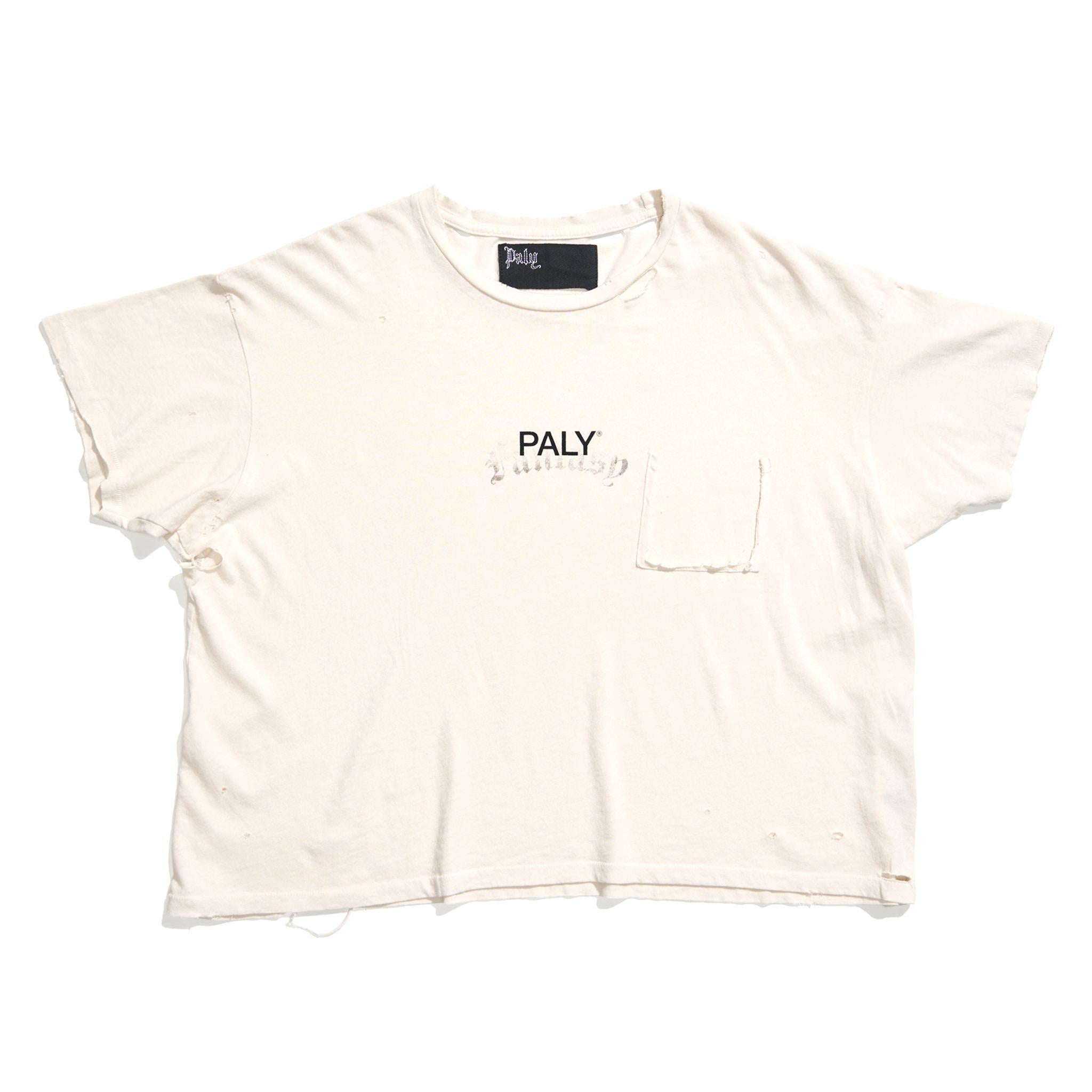 CORE LOGO TEE 2U010Q1010VWT VINTAGE CREAM PALY HOLLYWOOD 