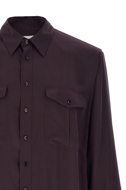 Viscose and silk shirt 854249 Y2N495055 SAINT LAURENT 