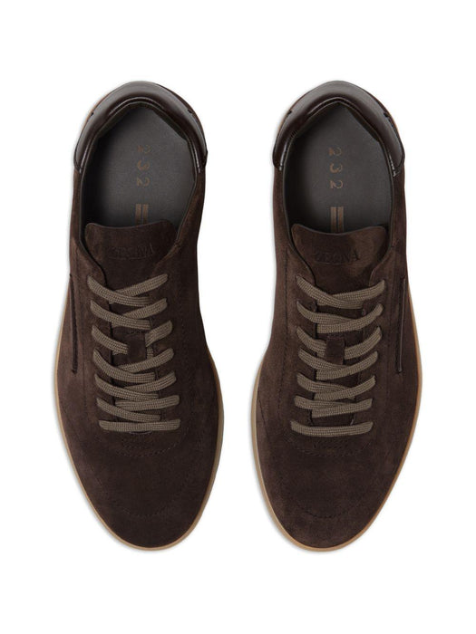 232 dark brown sneakers LHSOY S8218ZTDM ZEGNA 