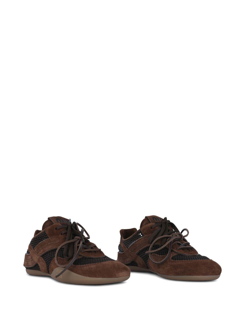 mesh-panel sneakers 5E589E F 005 3KU1F0324 MIU MIU 