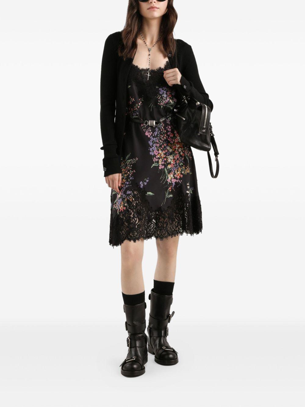 floral lace mini dress F60F7T IS101HN5XY DOLCE & GABBANA 