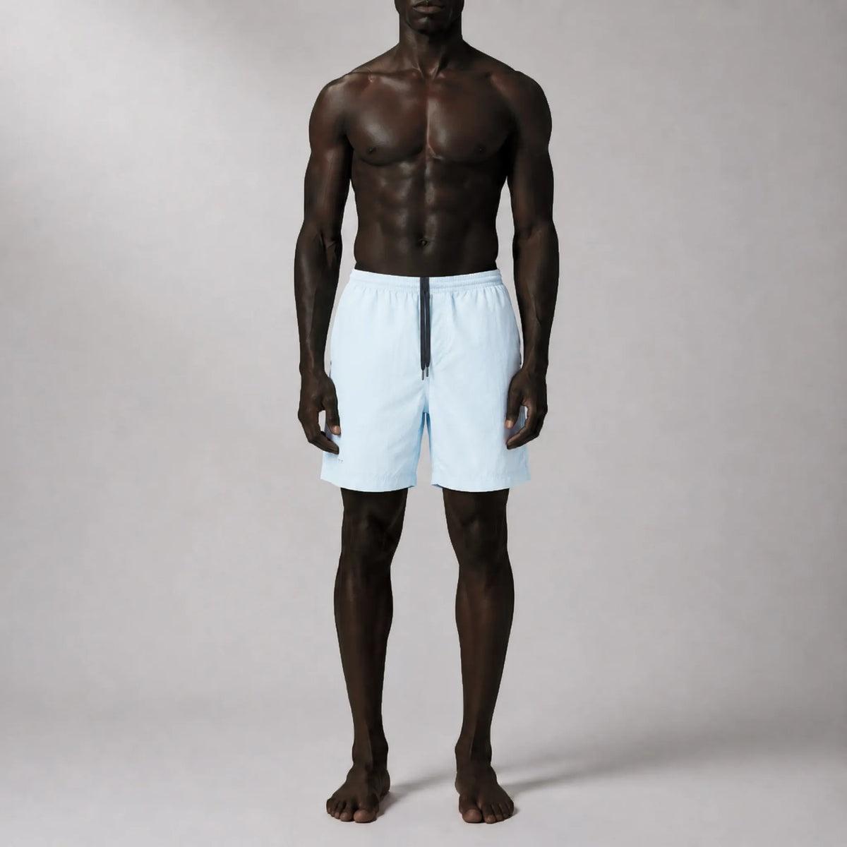 AquaSilk Sky Blue Classic Swim Shorts SHORT SKY BLUE TRUE TRIBE 