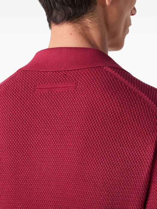 Textured polo shirt UHC26A3 C31R09 ZEGNA 