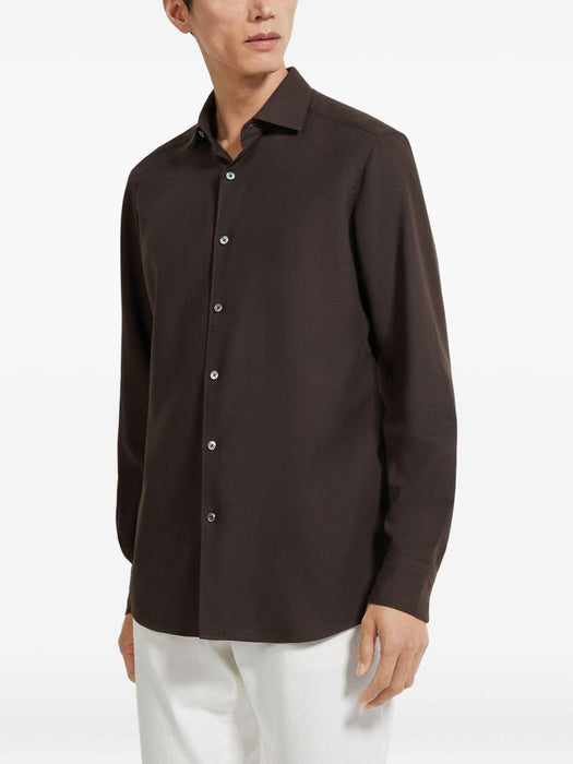 Cashco long-sleeve button-down shirt UGX44A2 SRF5943 ZEGNA 