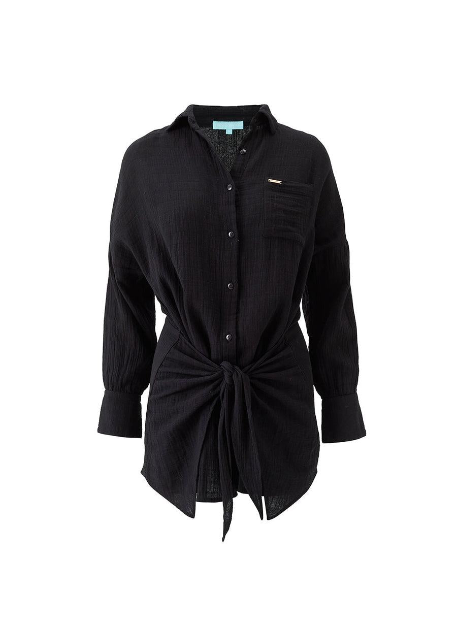 Sara Black Dress SARA CR BLK MELISSA ODABASH 