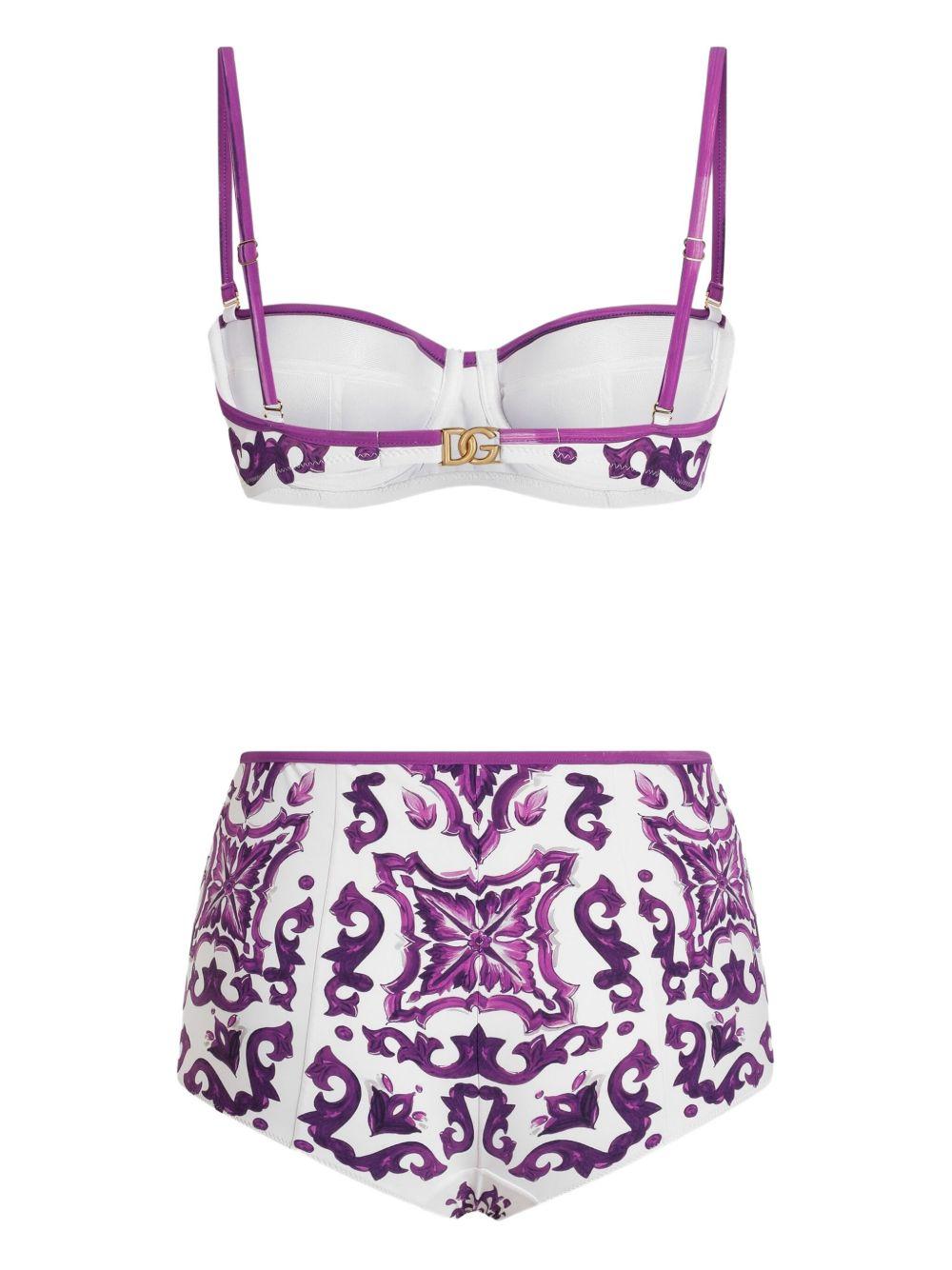 Maiolica-print bikini set O8A27J ONO19IP3TN DOLCE & GABBANA 