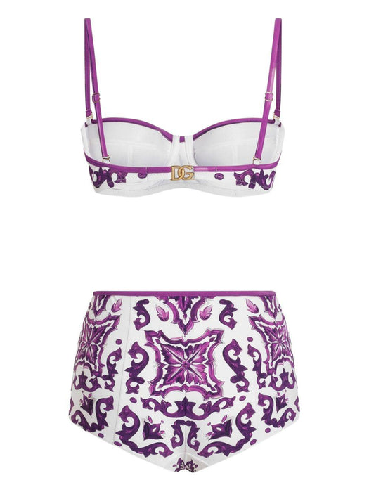 Maiolica-print bikini set O8A27J ONO19IP3TN DOLCE & GABBANA 