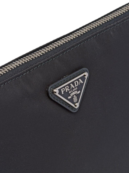 Re-Nylon triangle-logo clutch bag 2NH006 2DMHF0002 PRADA 
