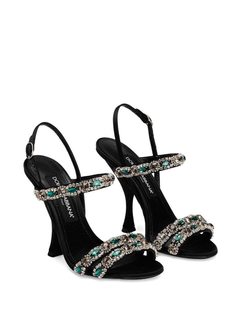 crystal-embellished sandals CR1931 AX14080999 DOLCE & GABBANA 