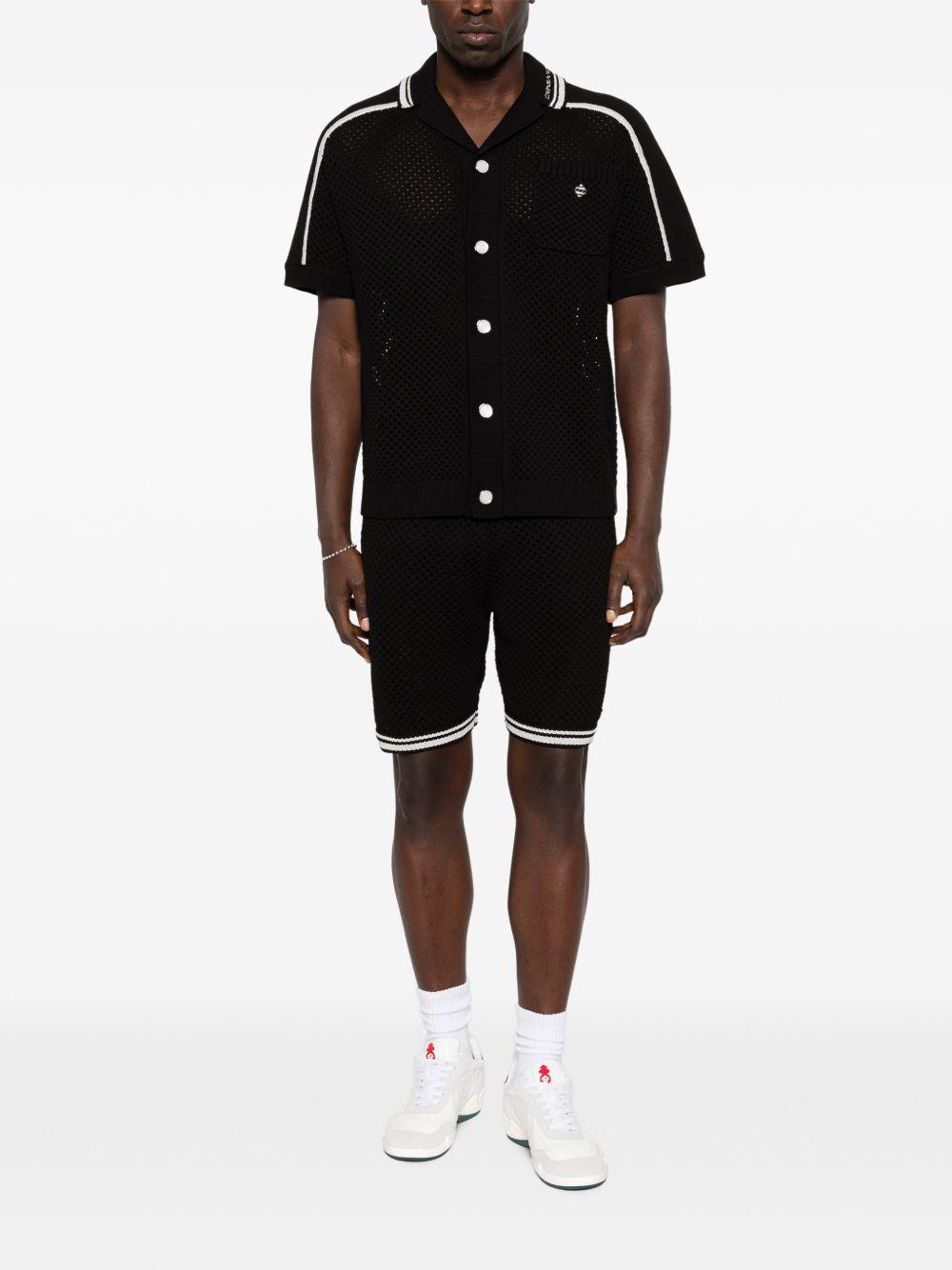 striped shirt M-SS26-KW-1320-01 BLACK CASABLANCA 