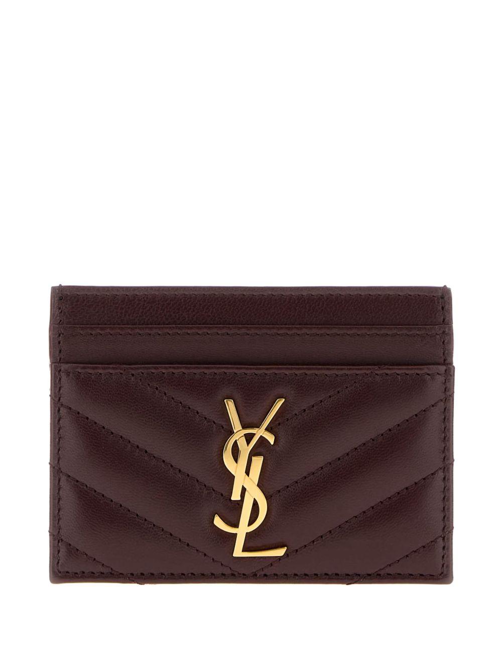 Cassandre-plaque cardholder 423291 AAA446195 SAINT LAURENT 