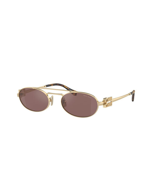 MU 54ZS OVAL-SHAPE SUNGLASSES 400-MU54ZS ZVN70D 53  MIU MIU 