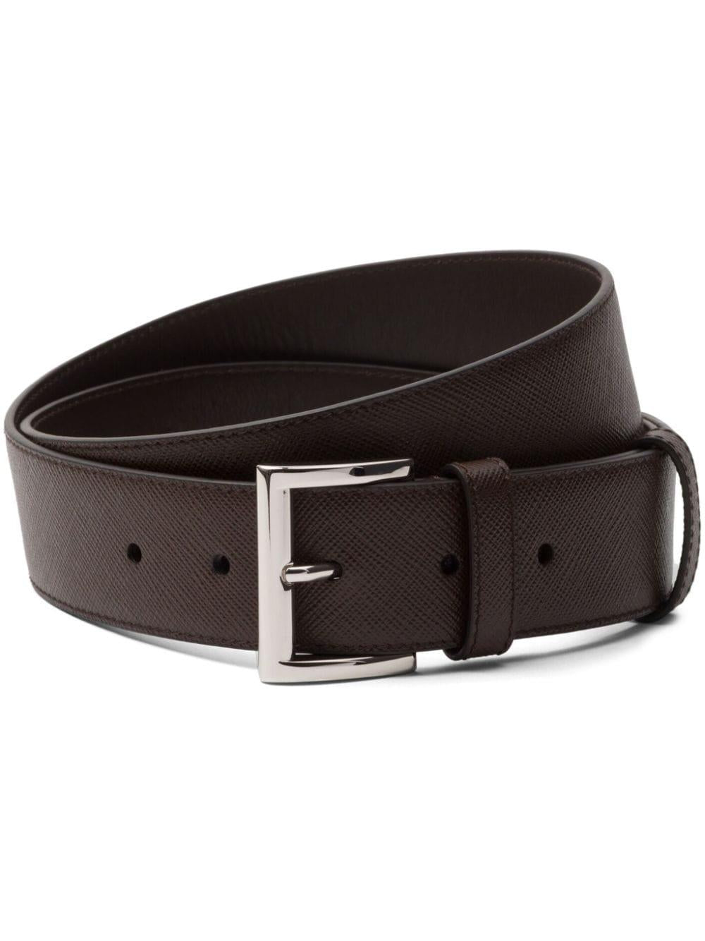 triangle-logo Saffiano leather belt 2CC545 053F0201 PRADA 