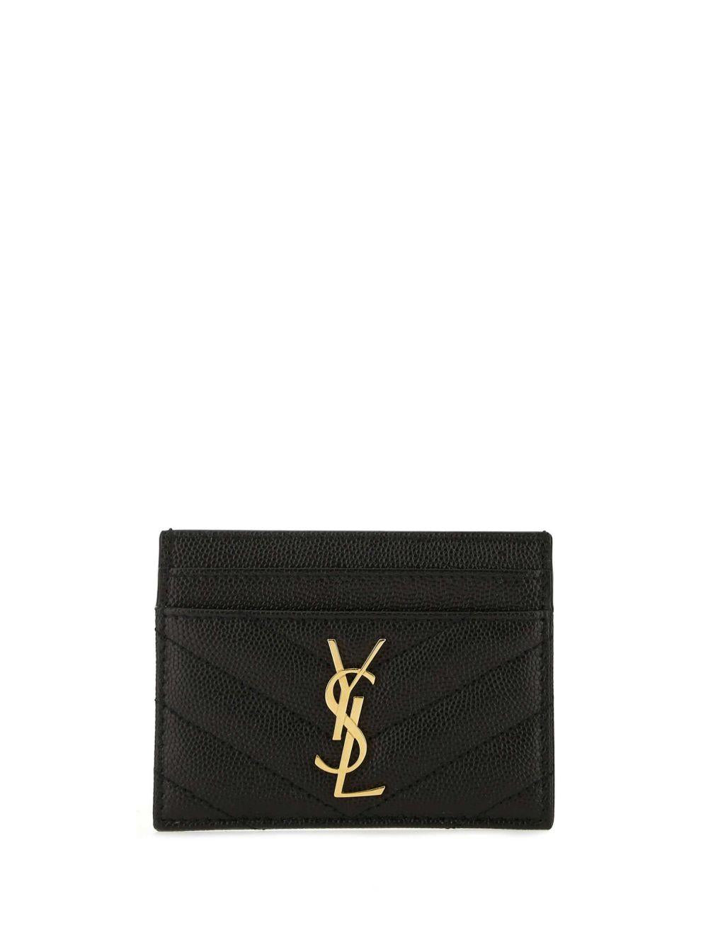 logo card holder 423291 BOW011000 SAINT LAURENT 