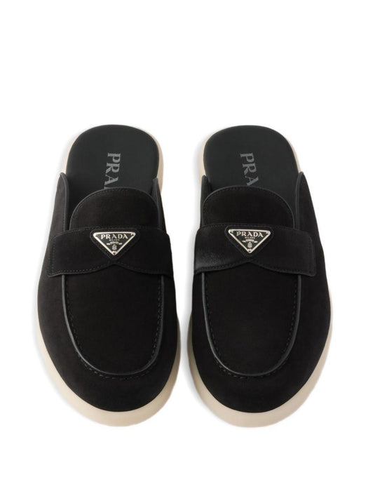 band-logo mules 2DG125 F G001 103F0632 PRADA 