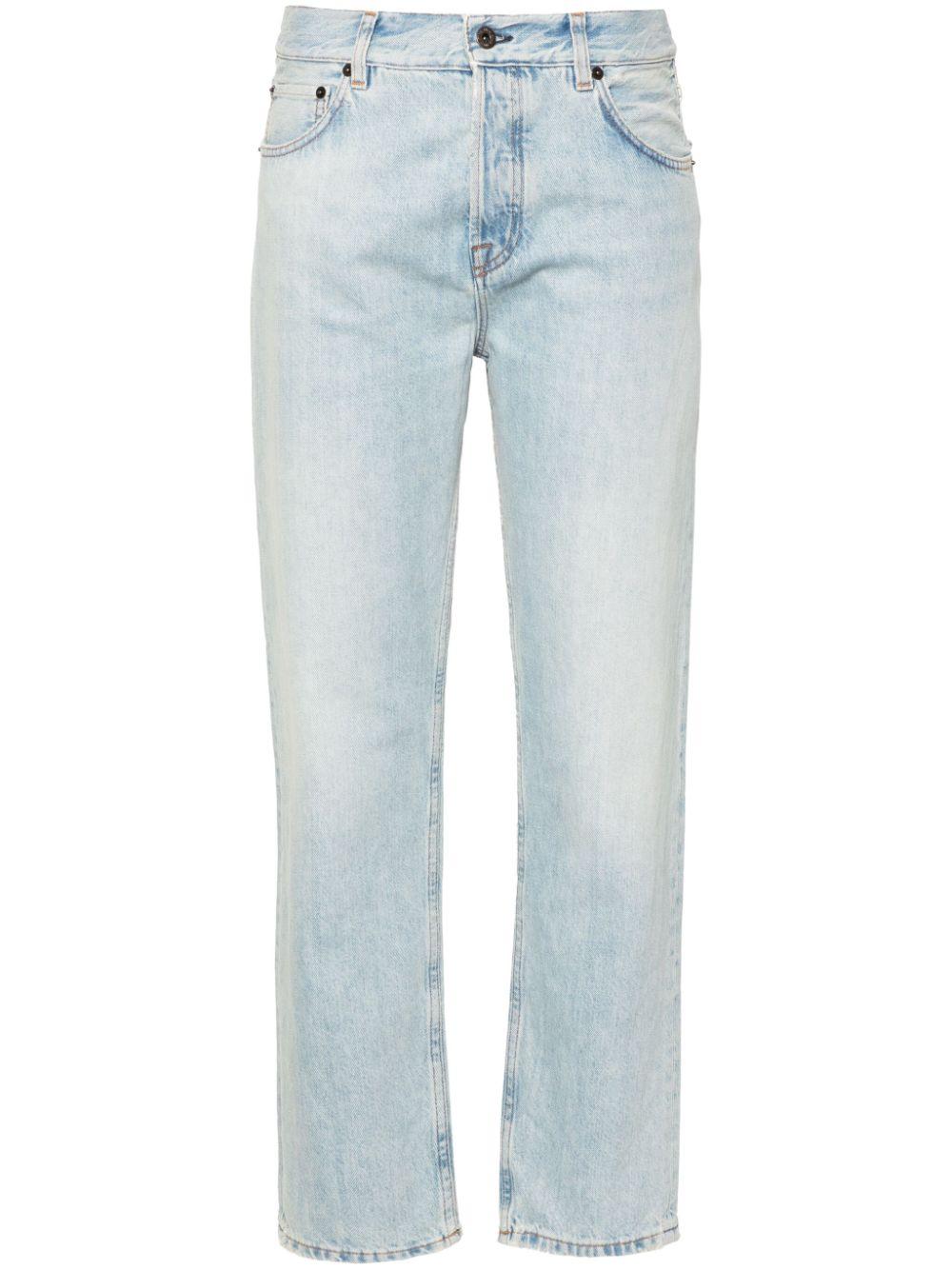 logo-lettering jeans GWP526 S OOO 14QUF0013 MIU MIU 
