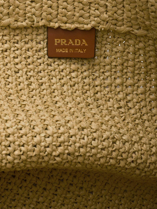 crochet tote bag 1BG392 V OUL 2C2TF05IA PRADA 