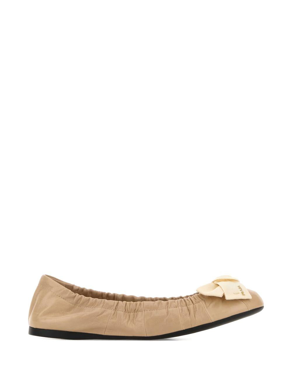 bow ballerina ballet flats 1F322O F 005 ZJBF0036 PRADA 