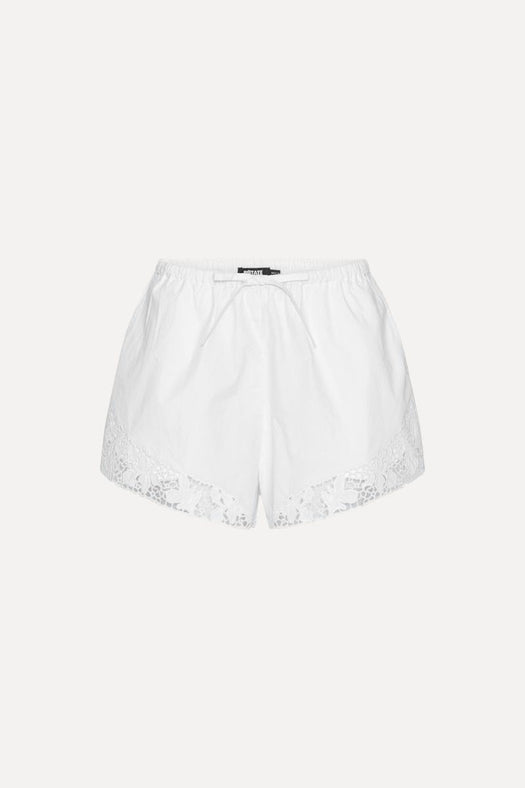 Drawstring Shorts Bright White 116281400  ROTATE 