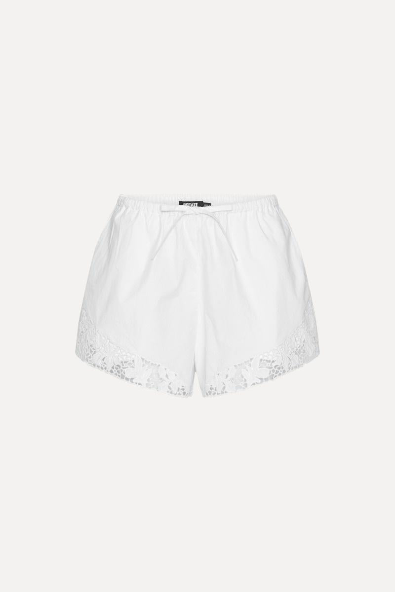 Drawstring Shorts Bright White 116281400  ROTATE 