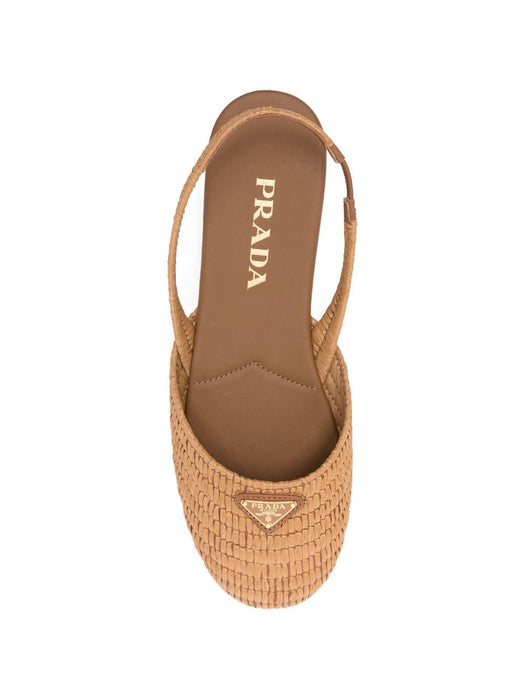 logo-detail flat pumps 1F370O F 005 2ACSF098L PRADA 