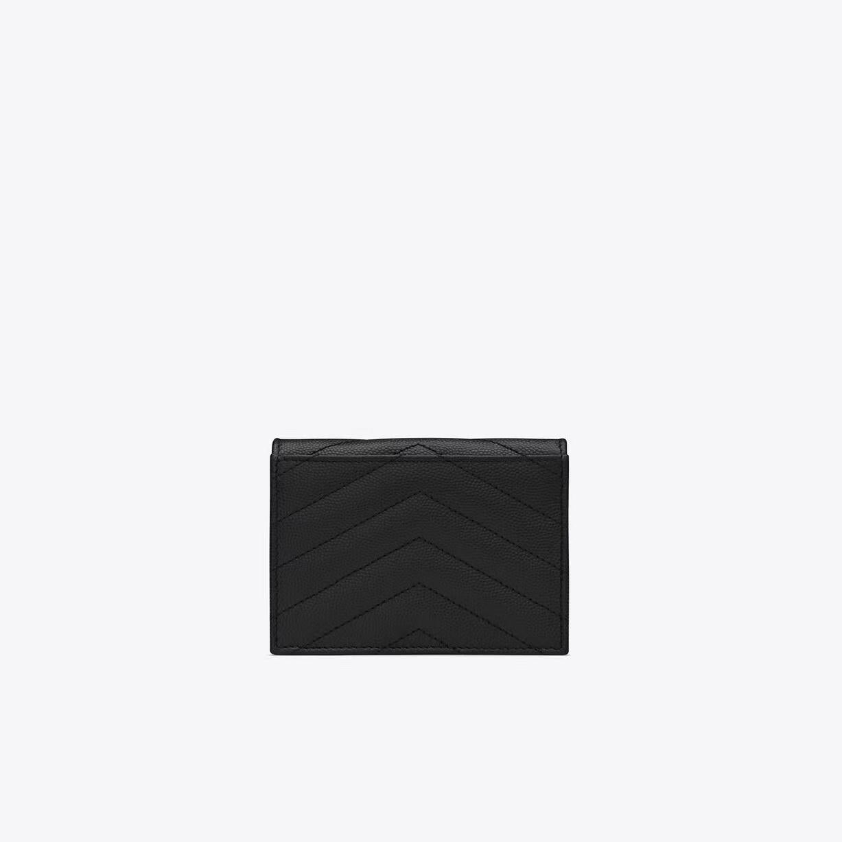 Cassandre matelassé fragments flap card case 668290 BOWA11000 SAINT LAURENT 