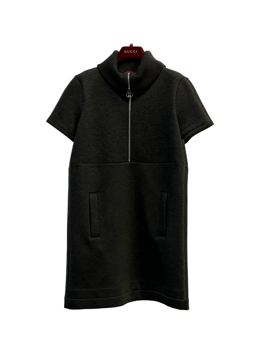 zip-up collared dress 847855 XJHM61165 GUCCI 