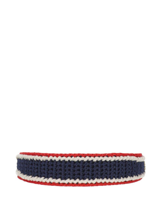 striped crochet headband 5IH109 2CWIF0SHC MIU MIU 