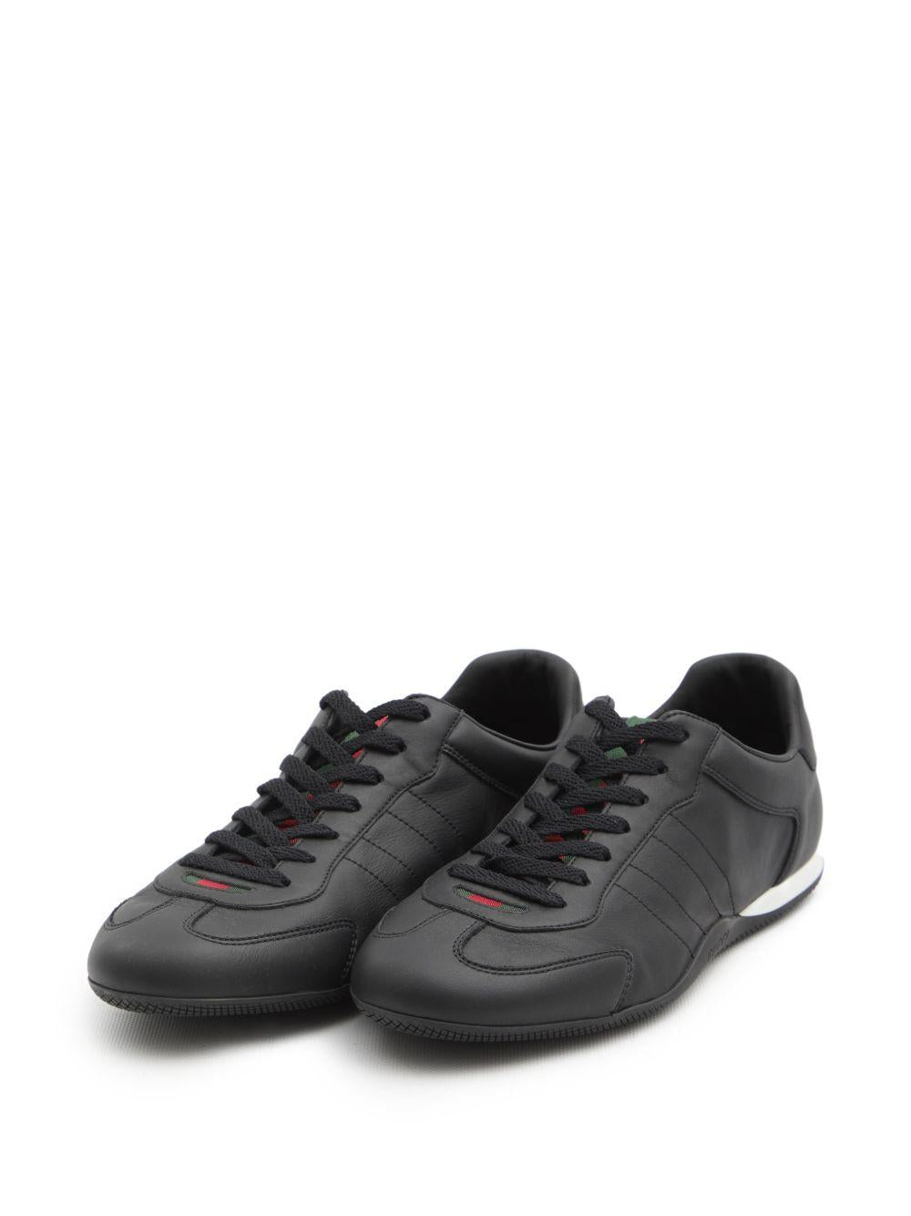 Web-stripe round-toe sneakers 857018 AAFUH1086 GUCCI 