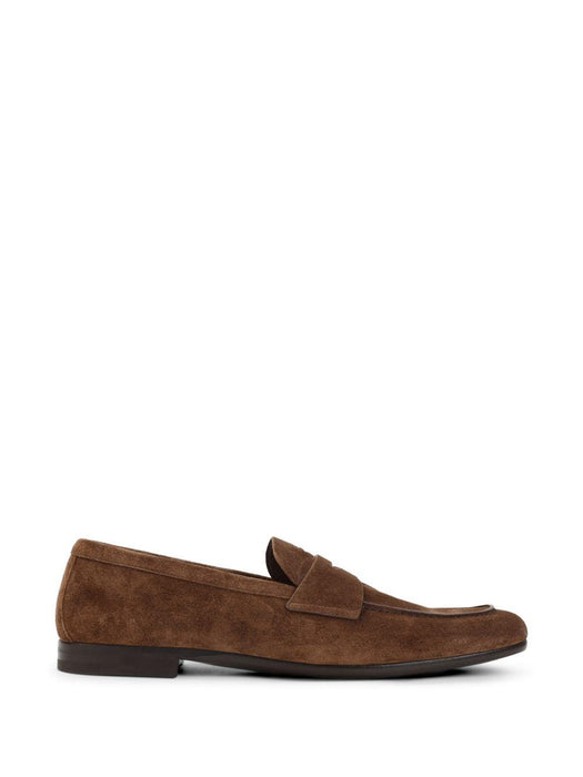 piped detail leather loafers 2DF090 F X000 054F0324 PRADA 
