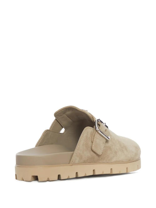 Logo buckle suede mules 2S3003 FG000 054F0F24 PRADA 