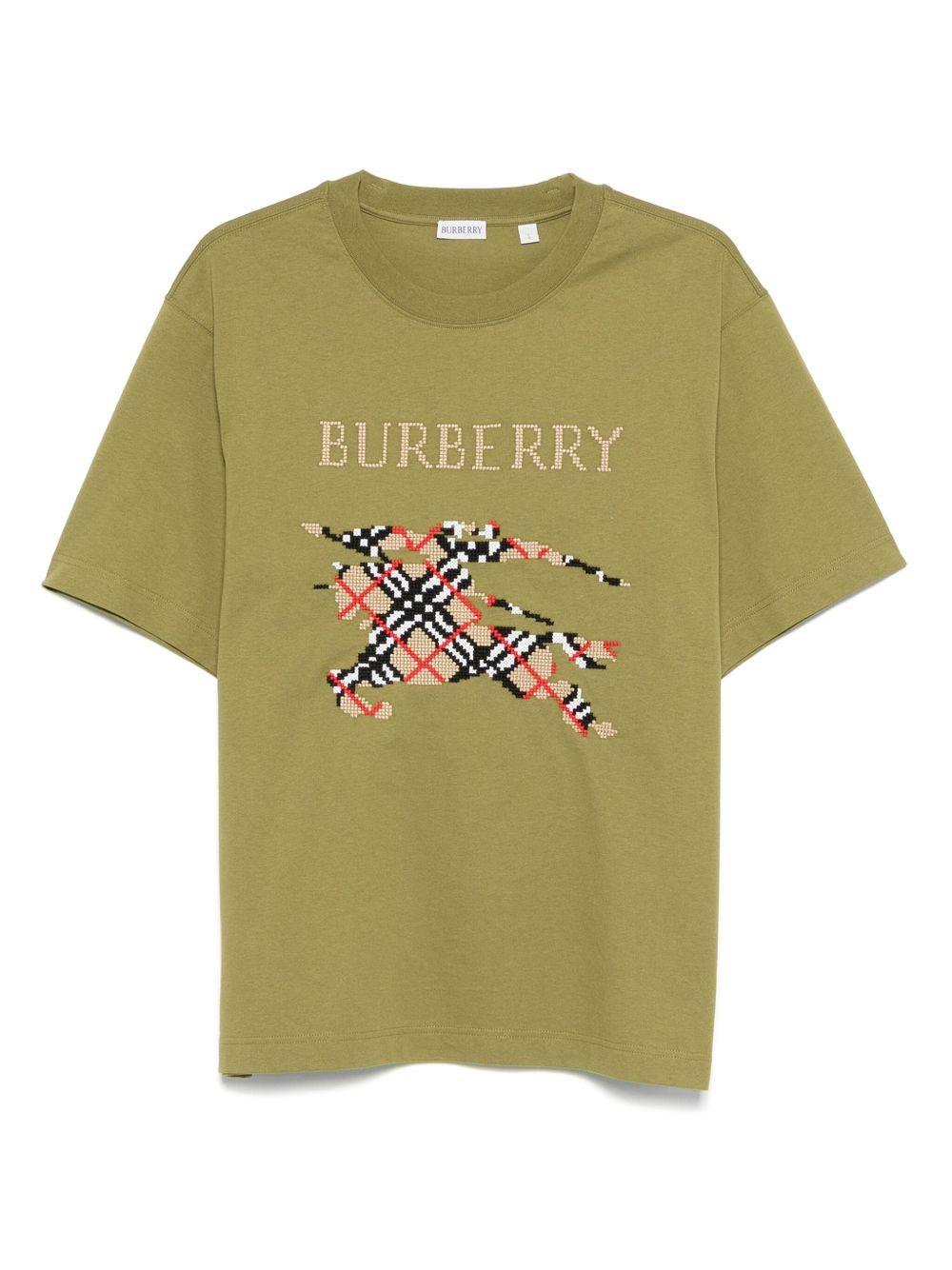 EDK-embroidered T-shirt 8110115 C2985 BURBERRY 