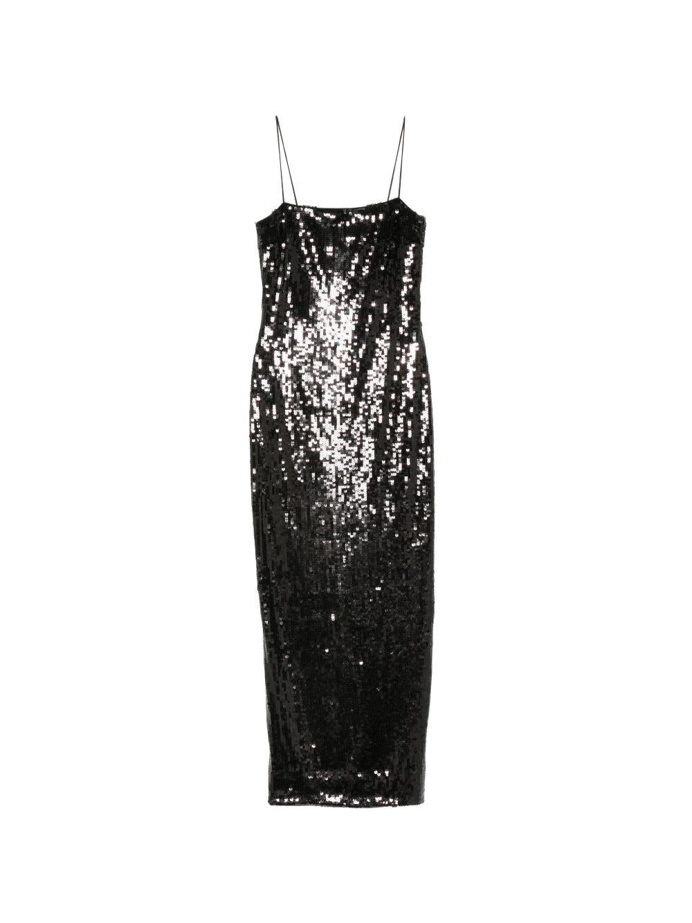 Sequins maxi slip dress 116139100  ROTATE 