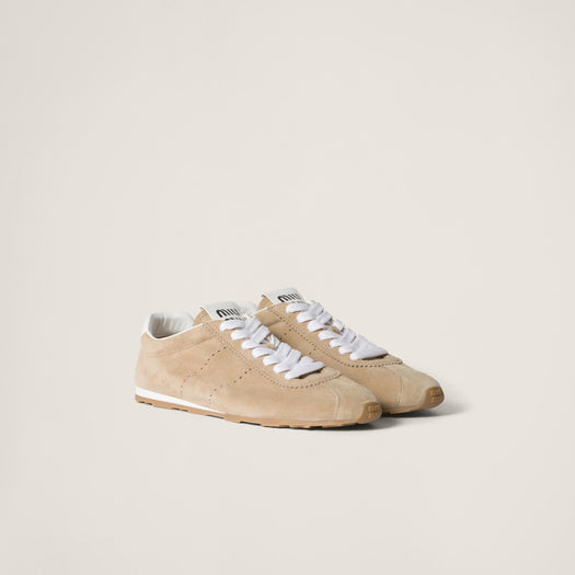 Plume suede sneakers 5E114E F005 054F0F24 MIU MIU 