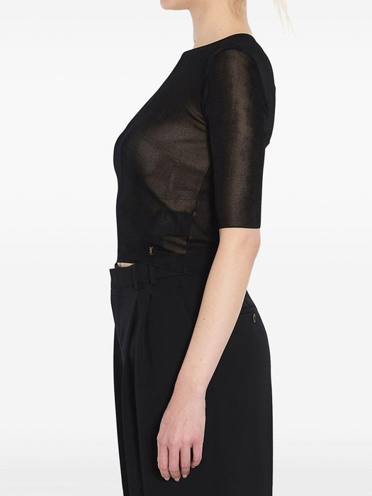 Cassandre cropped top 819910 Y75WA1000 SAINT LAURENT 