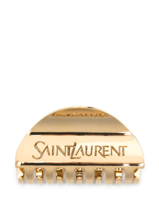logo hair clip<BR/> 820845 Y15008030 SAINT LAURENT 