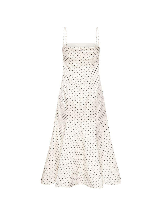 Polka dots midi dress 116524803  ROTATE 