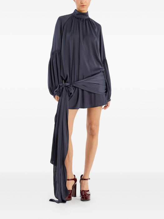 satin tie mini dress<BR/><BR/><BR/><BR/><BR/> 1146201192 1192 ROTATE 