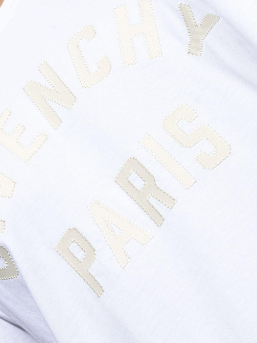 logo-print T-shirt BM71NK3YRS 100 GIVENCHY 