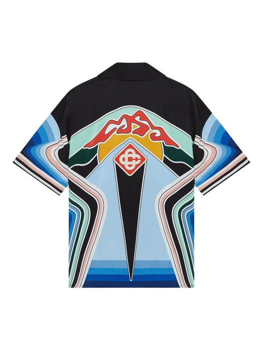 Graphic Mountain graphic-print shirt MPF25-SH-003-06 GRAPHIC MOUNTAIN CASABLANCA 