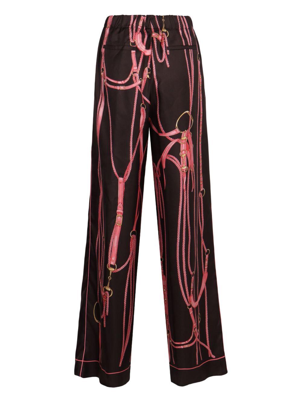 graphic print tie trousers 848564 Z7A0C2083 GUCCI 