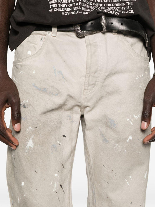 FLARE JEANS 05-0443 PAINT WHITE ENFANTS RICHES DÉPRIMÉS 