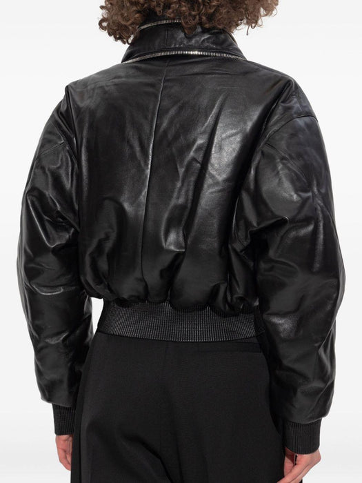 double-zip leather bomber jacket BW00SP61UJ 001 GIVENCHY 