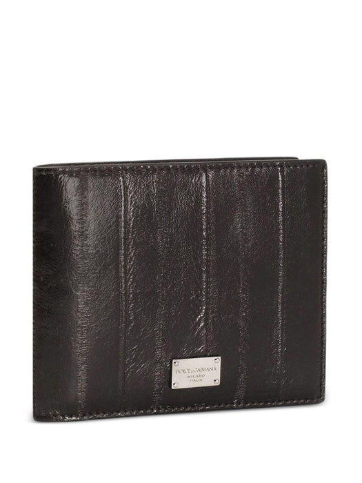Eel crocodile-effect bifold wallet BP1321 A8M2480999 DOLCE & GABBANA 