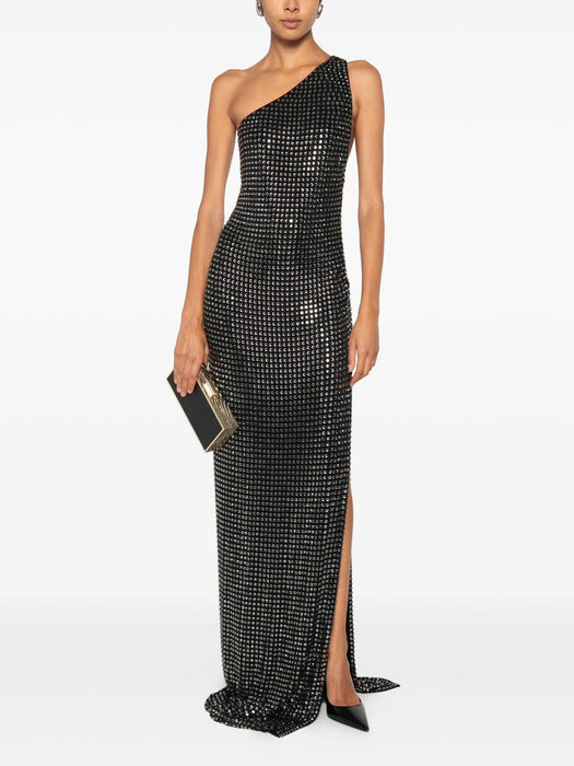 Embroidered jersey long dress 865042 ZAUVD 1000 GUCCI 